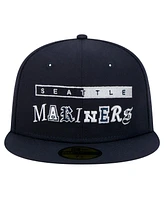 New Era Men's Navy Seattle Mariners Ransom 59FIFTY Fitted Hat