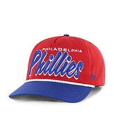 '47 Brand Men's Red Philadelphia Phillies Drop Shadow Rope Hitch Adjustable Hat