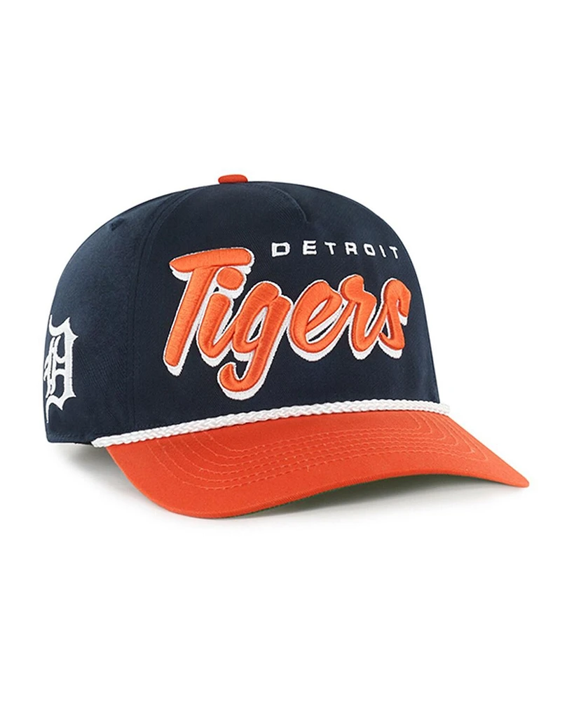 '47 Brand Men's Navy Detroit Tigers Drop Shadow Rope Hitch Adjustable Hat
