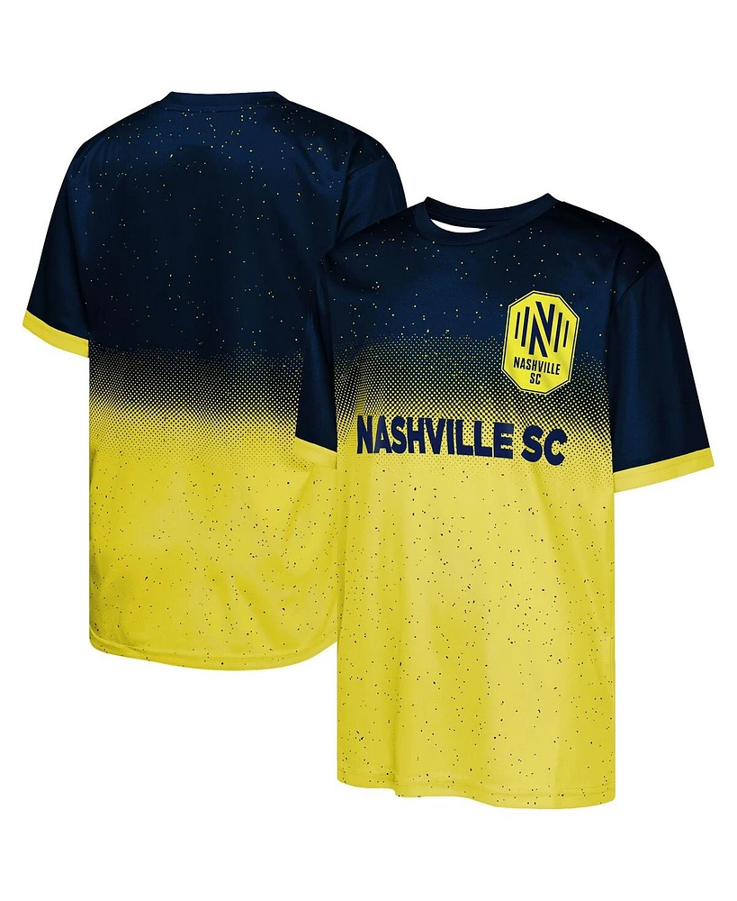 Outerstuff Big Boys and Girls Navy Nashville Sc Stalwart Defender T-Shirt