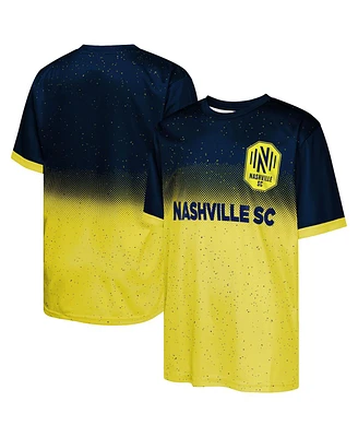 Outerstuff Big Boys and Girls Navy Nashville Sc Stalwart Defender T-Shirt