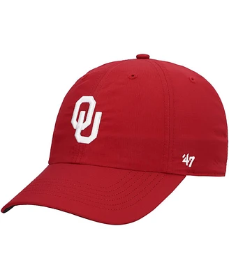 '47 Brand Men's Crimson Oklahoma Sooners Brrr Clean Up Adjustable Hat