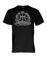 Blue 84 Men's and Women's Black Providence Friars Basketball Joy The Journey T-Shirt