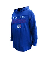 Profile Women's Mika Zibanejad Blue New York Rangers Plus Name Number Thermal Pullover Hoodie
