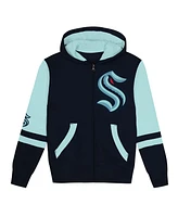Outerstuff Preschool Navy Seattle Kraken Face Off Full-Zip Hoodie