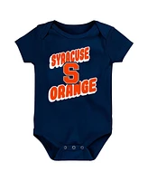 Outerstuff Newborn Navy Syracuse Orange Sunday Comics Bodysuit 3-pack