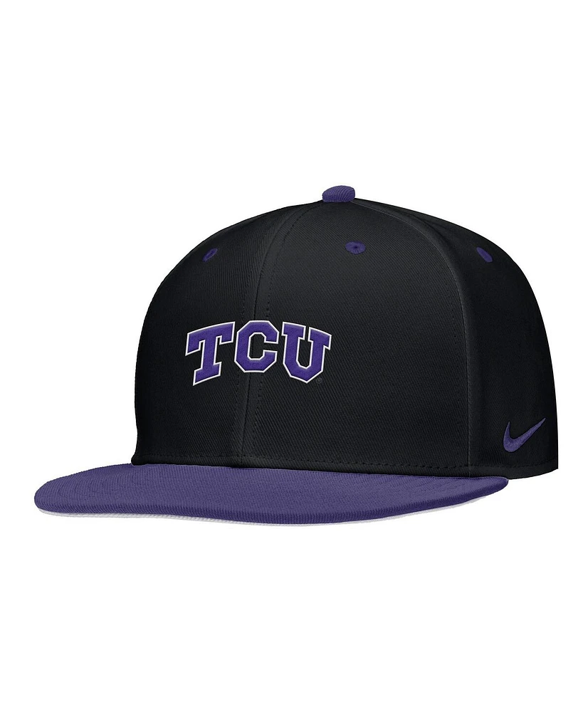 Nike Men's Tcu Horned Frogs On-Field Baseball Performance Fitted Hat