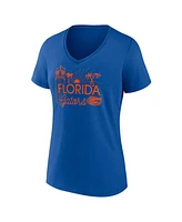Fanatics Women's Royal Florida Gators Fundamentals Region Draw T-Shirt