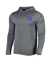 Knights Apparel Men's Champion Gray Kentucky Wildcats Hoodie Long Sleeve T-Shirt
