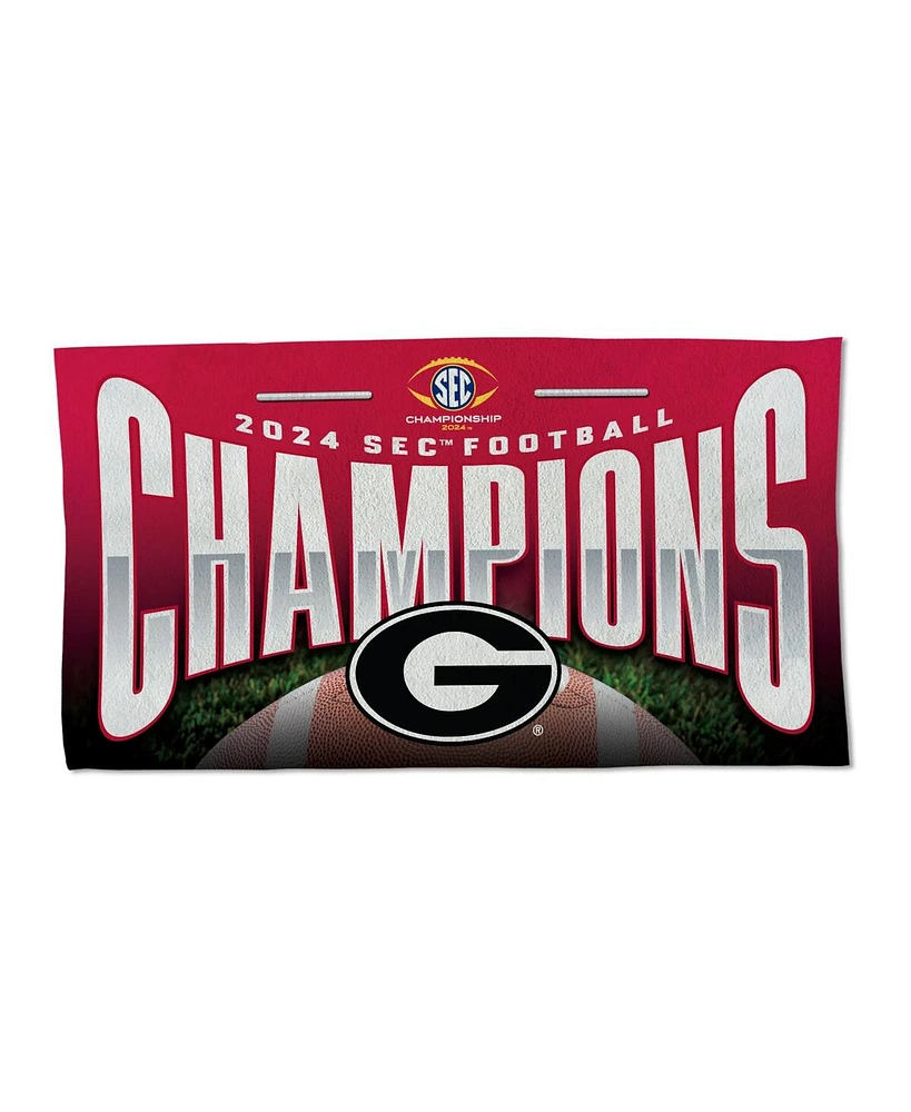 Wincraft Georgia Bulldogs 2024 Sec Football Conference Champions Locker Room 22'' x 42'' On-Field One-Sided Towel