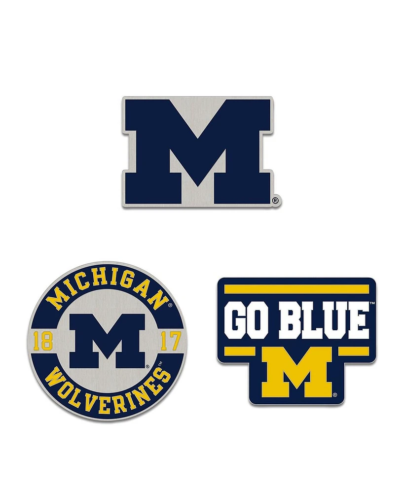Wincraft Michigan Wolverines Collector, Set of 3