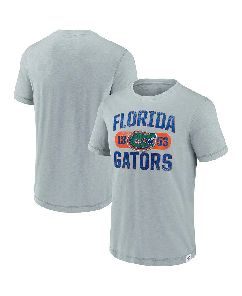 Fanatics Men's Gray Florida Gators True Classics Slub Elevated T-Shirt