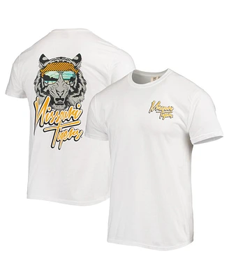 Image One Men's White Missouri Tigers Mascot Bandana T-Shirt
