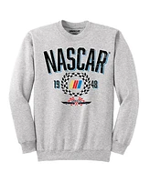 Nascar Classics Men's Heather Gray Team Pullover Sweatshirt