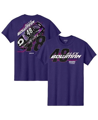 Hendrick Motorsports Team Collection Men's Purple Alex Bowman Car T-Shirt