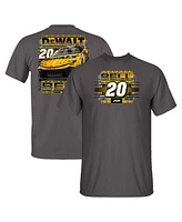 Joe Gibbs Racing Team Collection Men's Charcoal Christopher Bell Dewalt Car T-Shirt