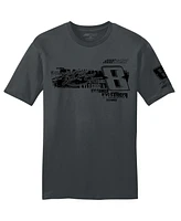 Richard Childress Racing Team Collection Men's Charcoal Kyle Busch Lifestyle T-Shirt