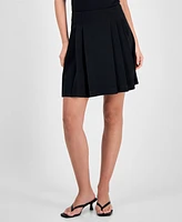 Bar Iii Women's Pleated Back-Zip Skirt, Exclusively at Macy's