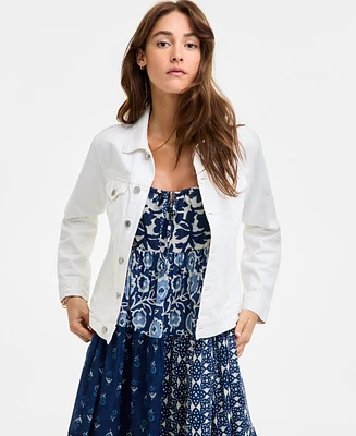 Lucky Brand Cotton Denim Trucker Jacket