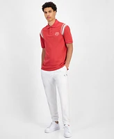 A|X Armani Exchange Men's Stripe Logo Polo Shirt