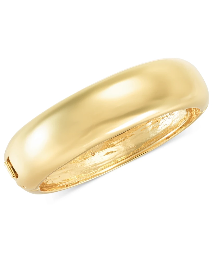 On 34th Gold-Tone Puffy Bangle Bracelet, Exclusively at Macy's