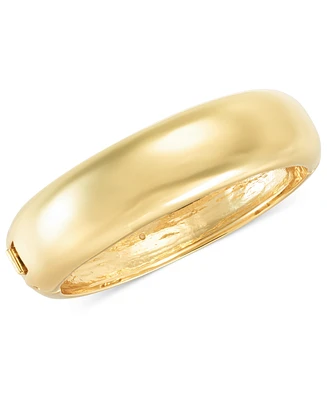 On 34th Gold-Tone Puffy Bangle Bracelet, Exclusively at Macy's
