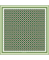 Jessie Zhao New York Double Sided Wool Silk Scarf Of Polka Dot Bloom