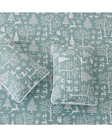 Linery & Co. Winter-Themed Microfiber Quilt Set with Shams