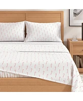 Turkish Cotton Double-Brushed Christmas Flannel Bed Sheet Set