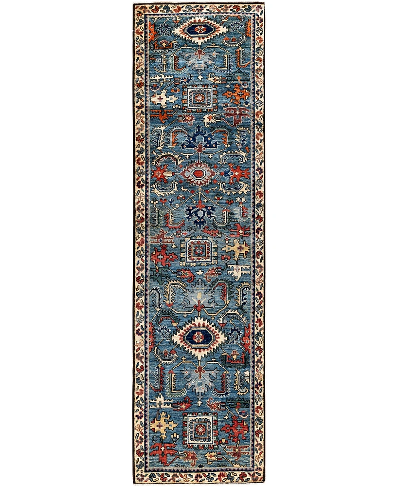 Adorn Hand Woven Rugs Serapi M1945 2'7''x9'7'' Runner Area Rug