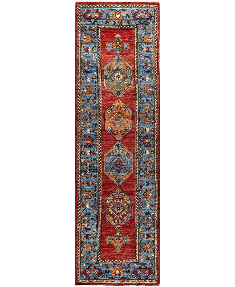 Adorn Hand Woven Rugs Serapi M1945 2'6''x8'5'' Runner Area Rug