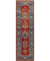 Adorn Hand Woven Rugs Serapi M1945 2'6''x8'5'' Runner Area Rug