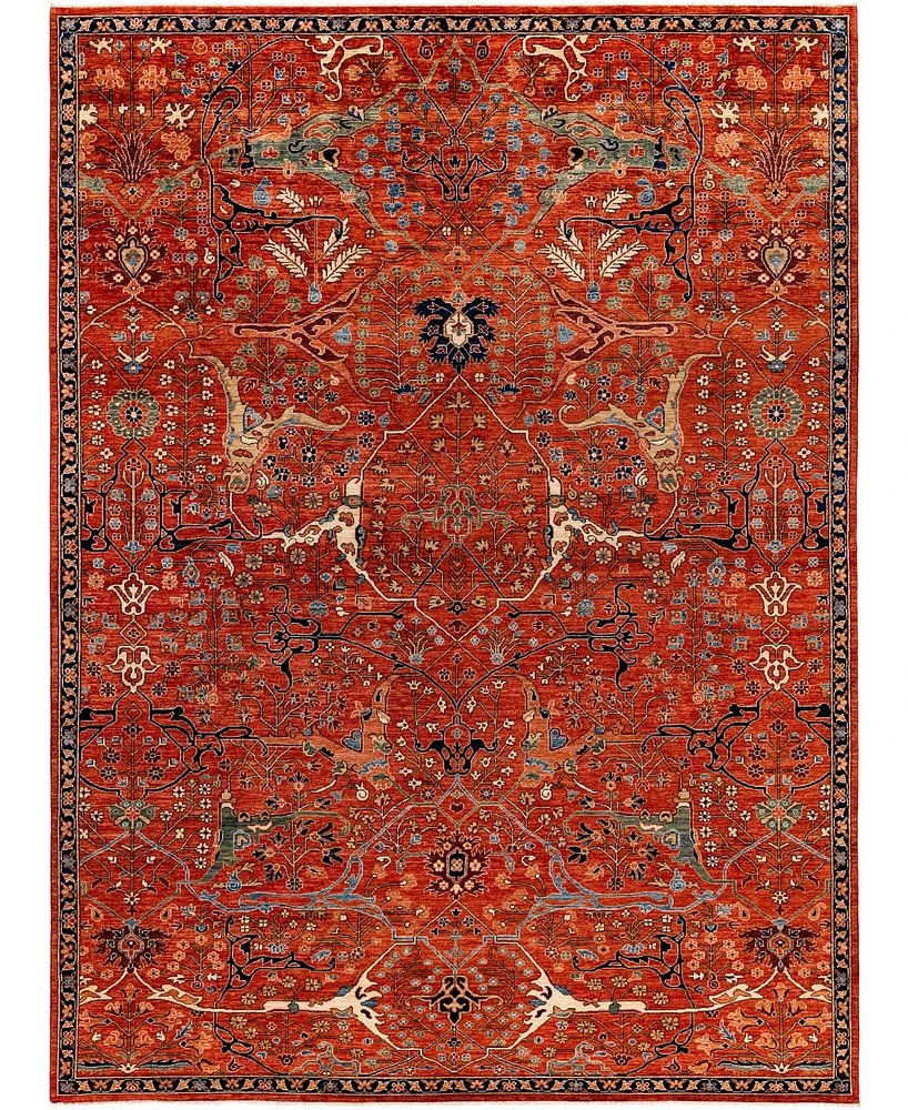 Adorn Hand Woven Rugs Serapi M1945 8'10''x12' Area Rug