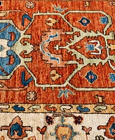 Adorn Hand Woven Rugs Serapi M1945 2'9''x9'8'' Runner Area Rug