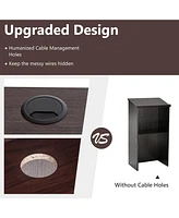 Wooden Floor Standing Podium Speaking Lectern