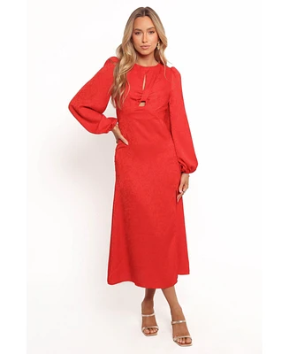 Petal and Pup Women's Laine Long Sleeve Midi Dress