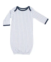 Luvable Friends Baby Boys Cotton Gowns, Train, Preemie/Newborn