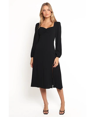 Petal and Pup Women's Franklin Long Sleeve Midi Dress