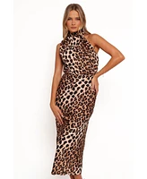 Petal and Pup Women's Anabelle Halter Neck Midi Dress
