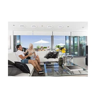 Pyle PIC8E 8" In-Wall/In-Ceiling Dual 2-Way Stereo Speakers - 300W, Pair