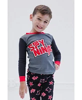 Spy Ninjas Little Boys Pullover Pajama Shirt and Pants Sleep Set