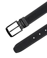 Kenneth Cole Reaction Men's 2-in-1 Fabric Inlay Reversible Stretch Belt