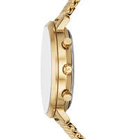 Michael Kors Men's Blake Multifunction Gold-Tone Mesh Watch, 42mm