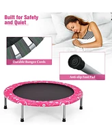 36 Inch Kids Trampoline Mini Rebounder with Full Covered Handrail
