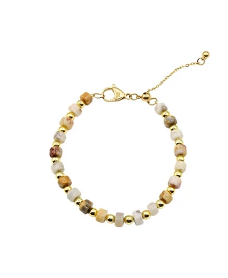 Kennedy Crazy Agate / Gold