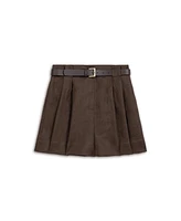 Nocturne Women's Belted Linen Mini Shorts