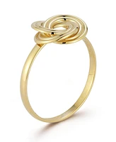 Rachel Zoe Fine Jewelry 14K Gold Love Knot Ring