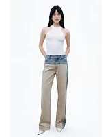 Nocturne Women's Washed High Waist Jeans