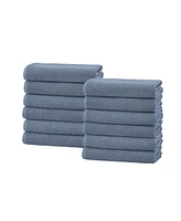 Linery & Co. Cotton Textured 12-Piece Washcloth Set