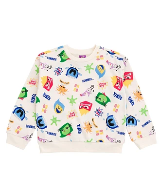 Inside Out Girls Moana Frozen Minnie Mouse Princess Nightmare Before Christmas Toy Story Lion King Mickey Lilo & Stitch Sweatshirt